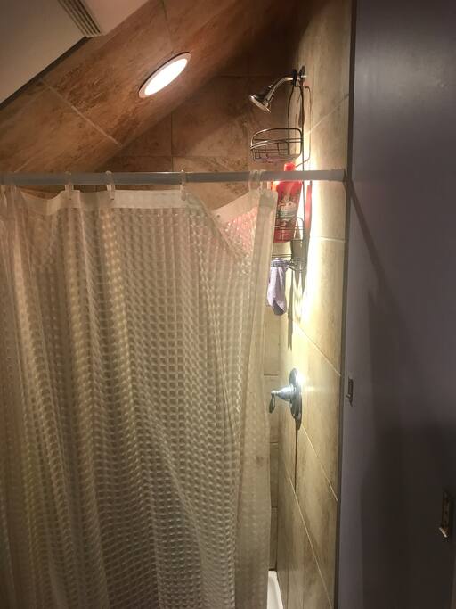 Tiled shower