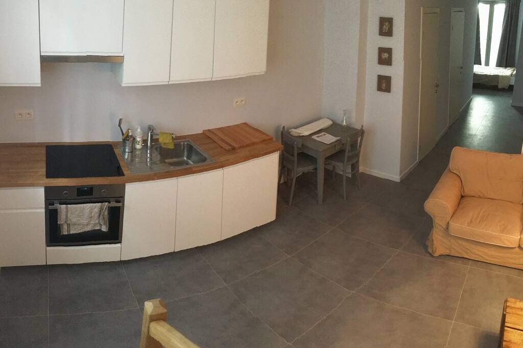 Panoramic view (not real curve)