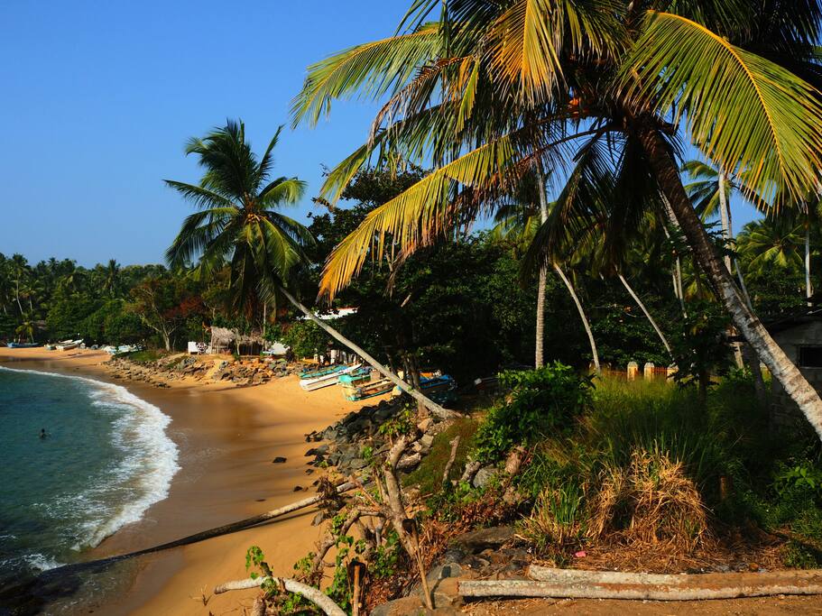 The beach on our doorstep!