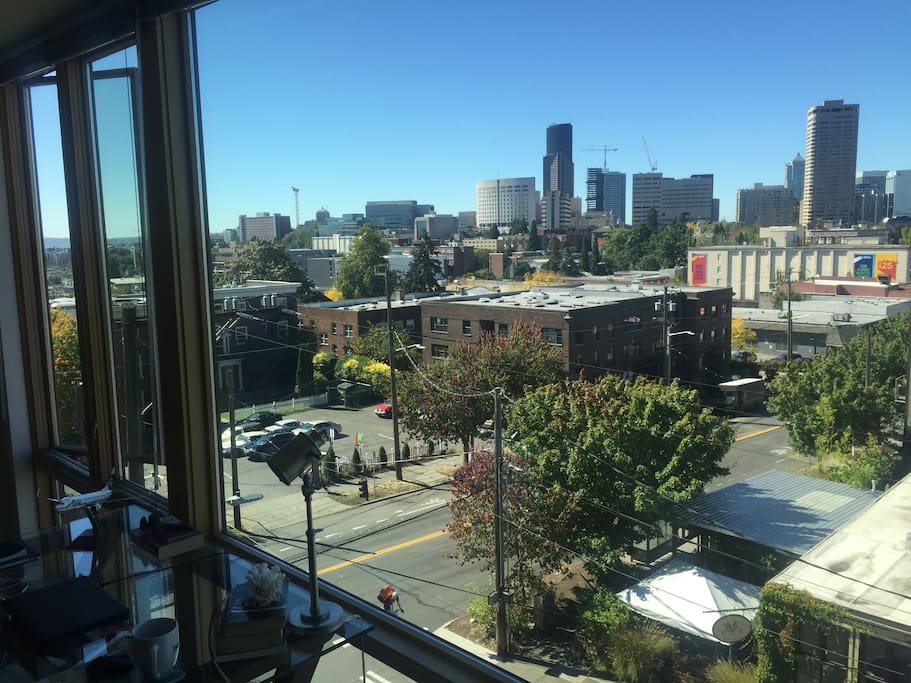 view from apartment
