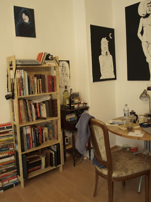 Desk in bedroom