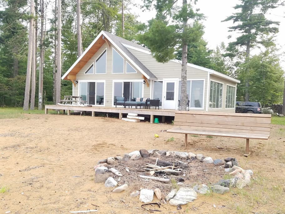 Beach house on sandy bay. Houses for Rent in L'Anse, Michigan, United