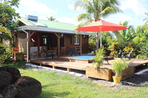 TIBIJOU VILLAGE SWIMMING POOL NATURE COMFORT (2 cottages)