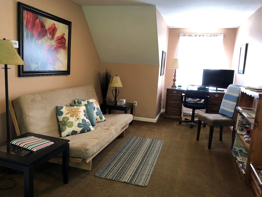 Living room with futon
