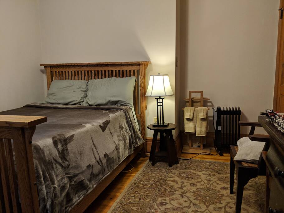 This is a view of the double bed
