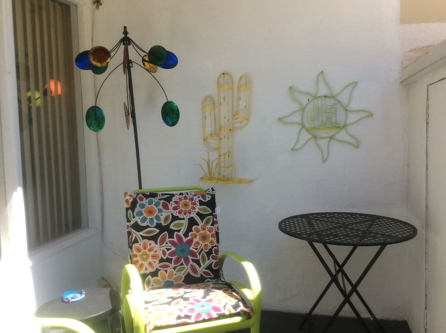 Patio area