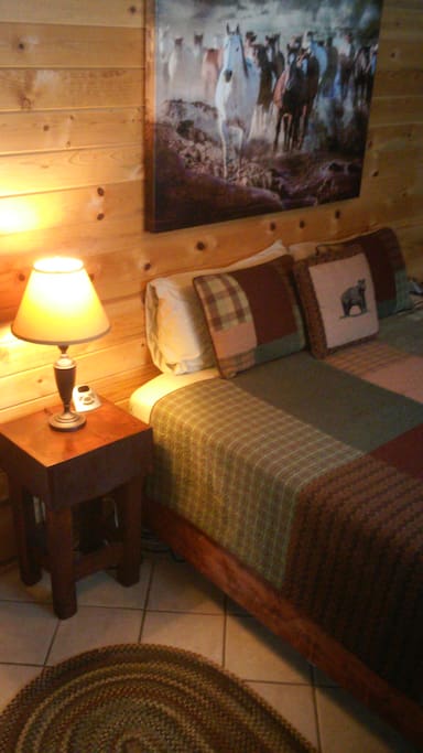 Cozy king bed