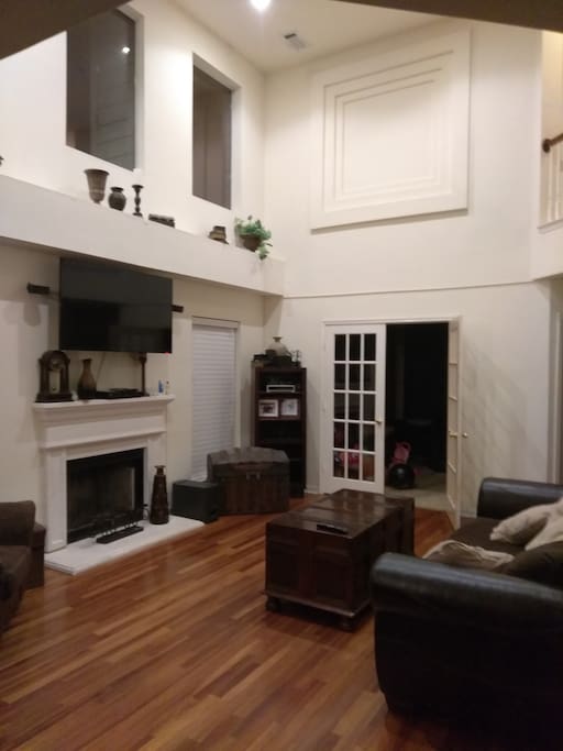 Living room (movie room in back)
