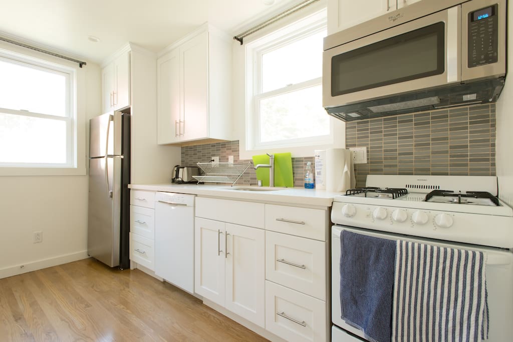 Kitchen with modern appliances