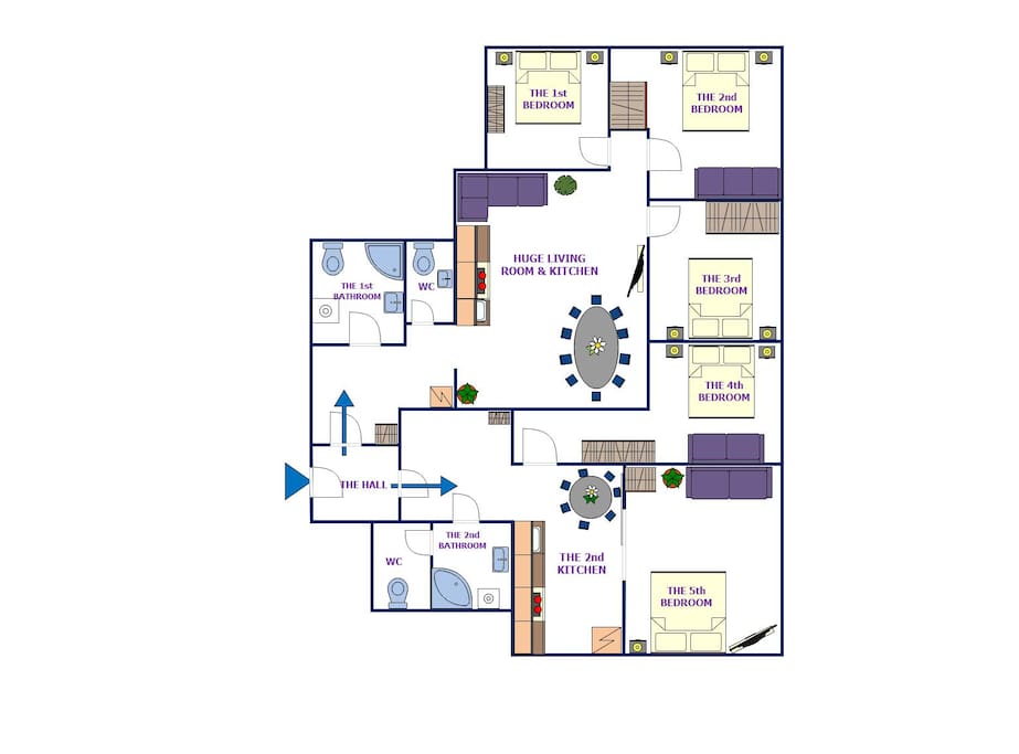 Plan of the apartment