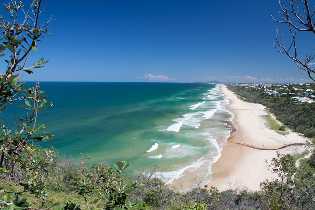 The Sunshine Coast seen from Noosa Heads AKA our beach