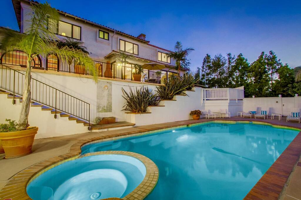 View of back of house from pool