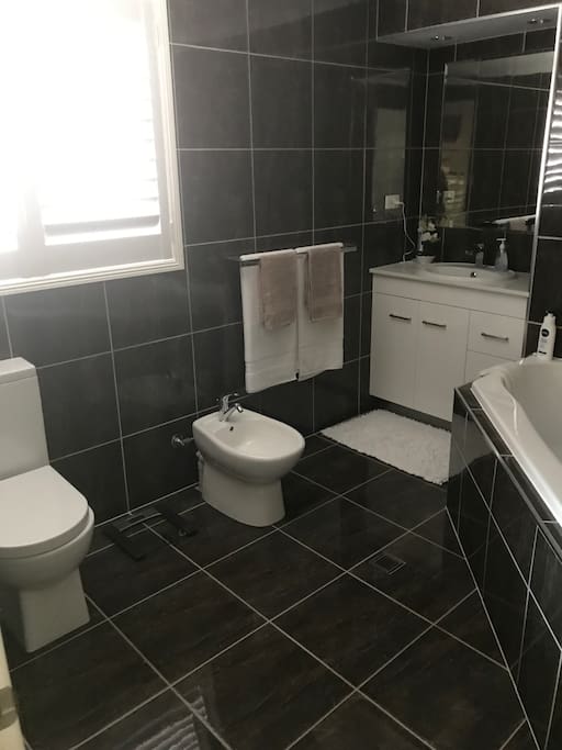 Well appointed ensuite with Spa bath and Bidet
