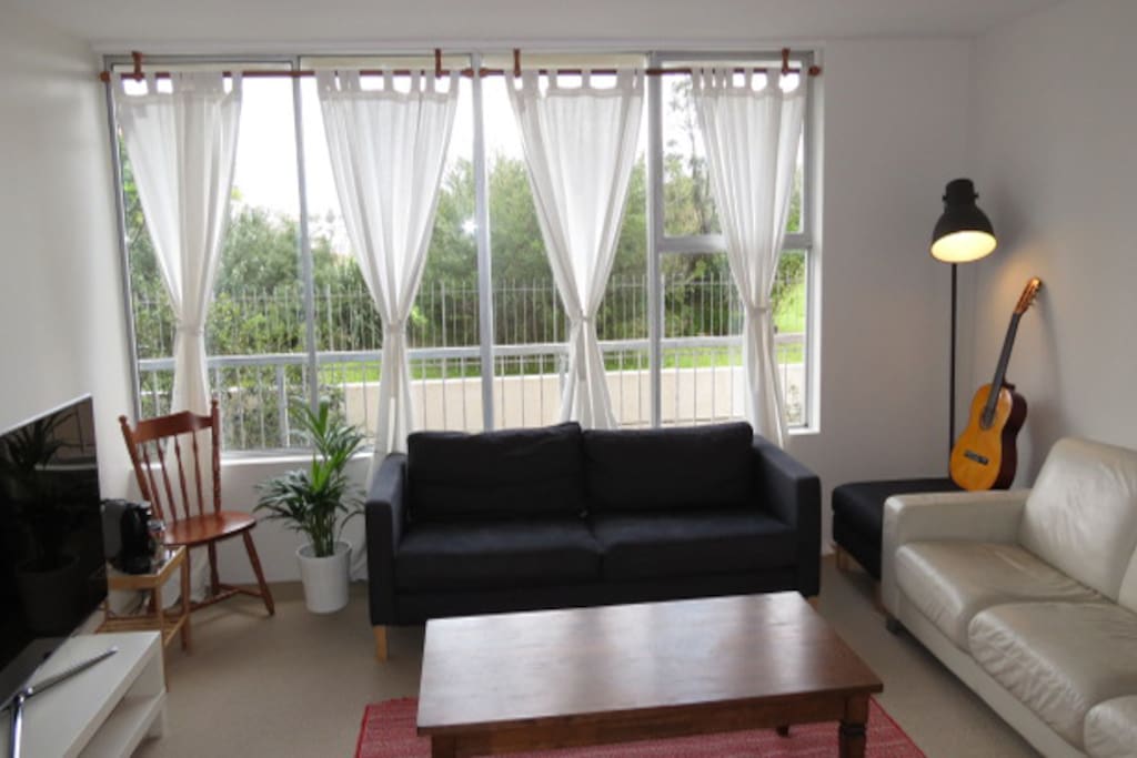 Living room with a open kitchen