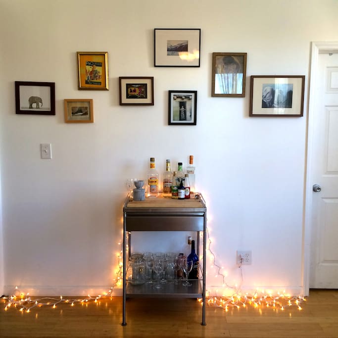 The living room