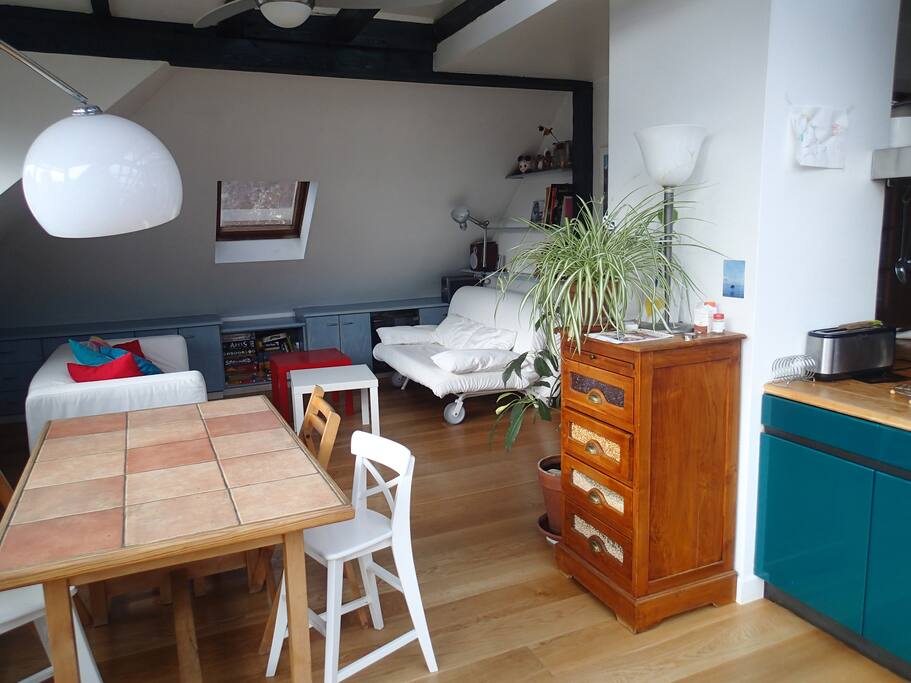 Salon - Salle à manger partagés