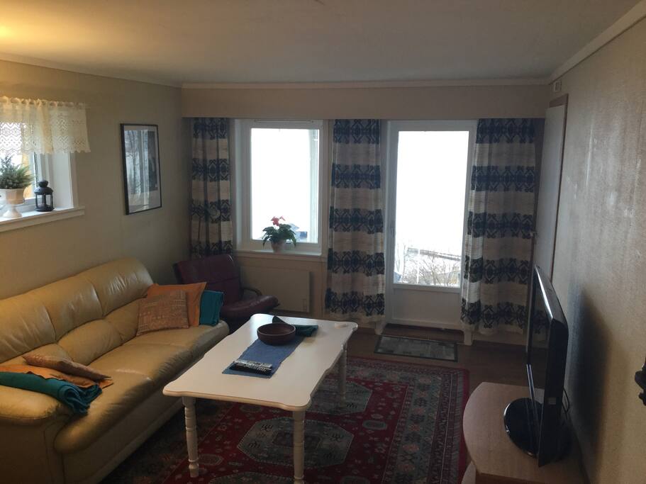 Livingroom with kitchen and a Beautiful wiev!!