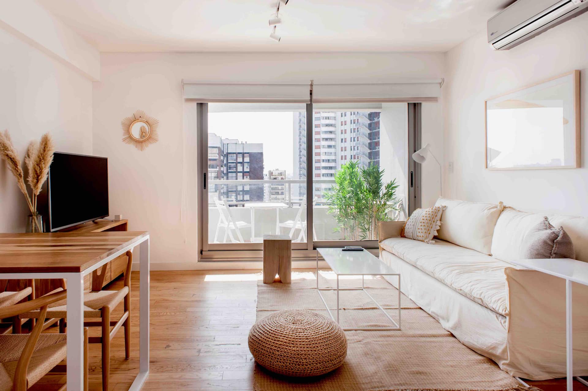 Apartamento de 1 quarto em Palermo com varanda