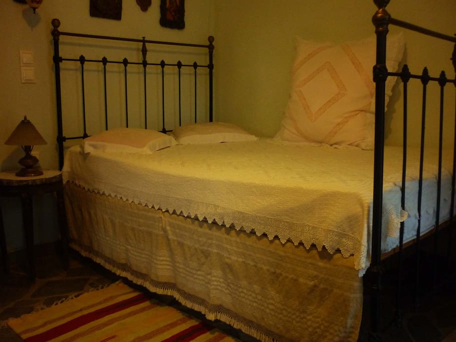 Iron double bed