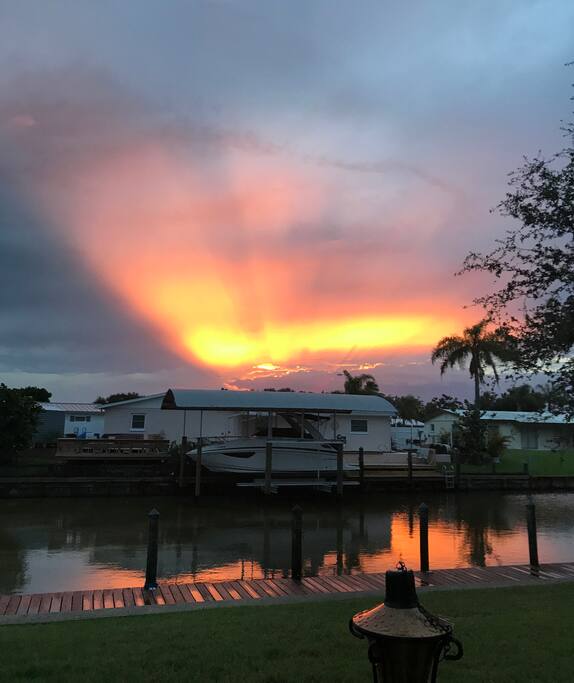 Sunset every evening