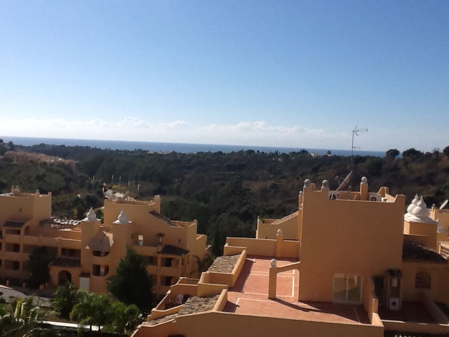 On a clear day you can see Africa from the massive south west facing terraces.