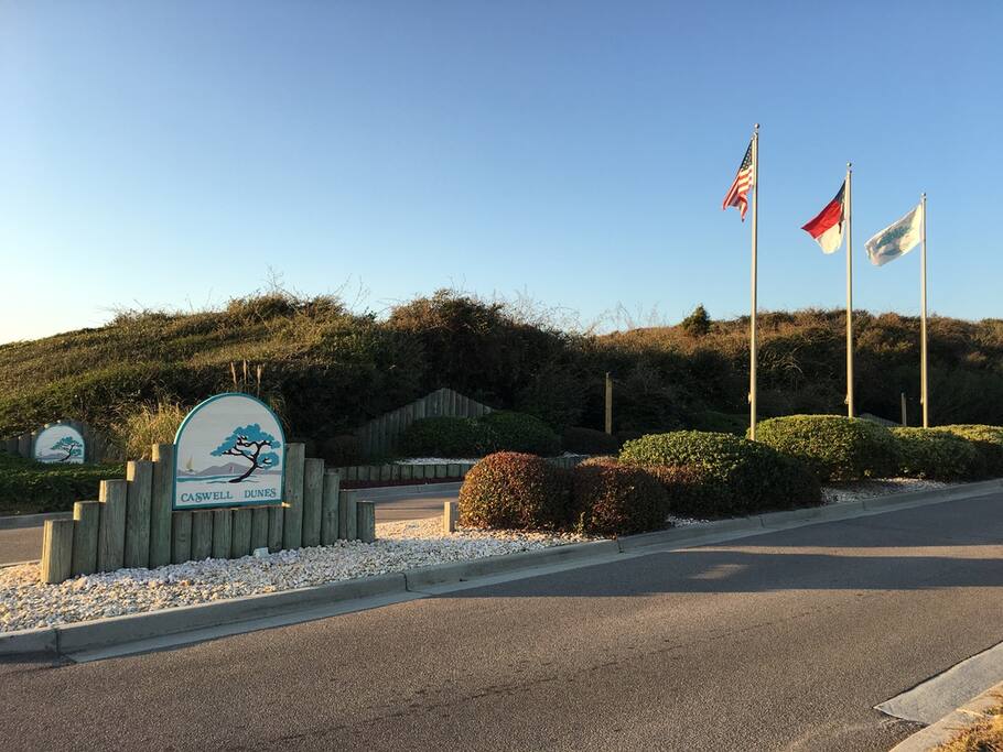 Caswell Dunes entrance