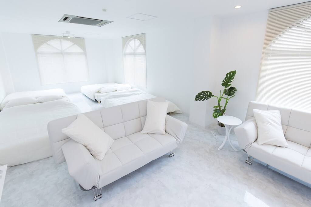 清潔感あふれるお部屋でごゆっくりして下さい。