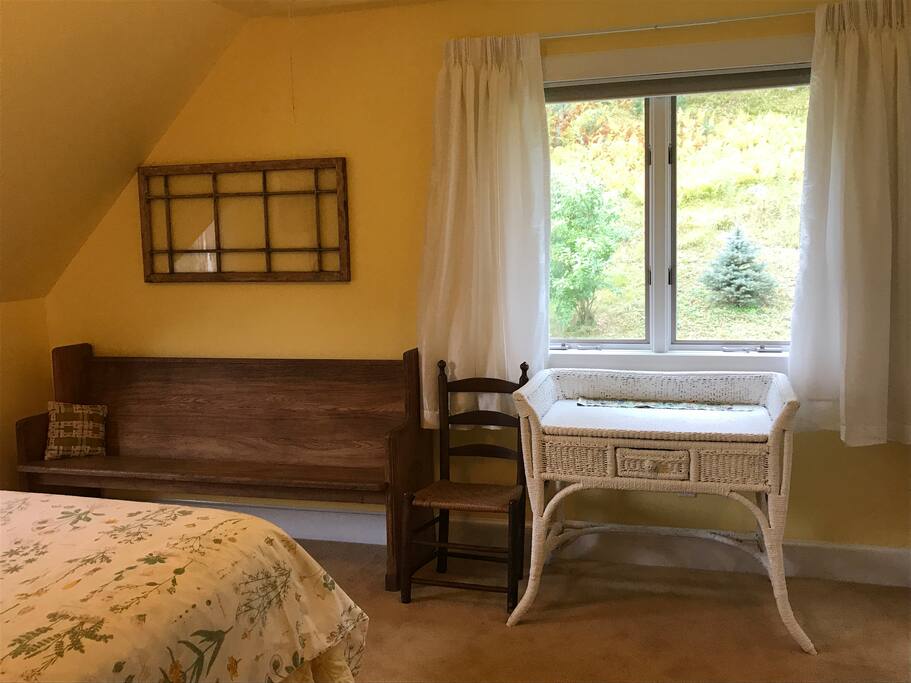 West Room desk and church pew