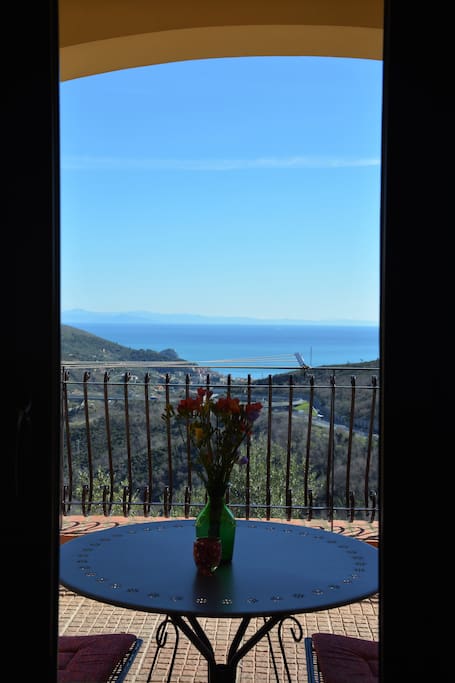 Vista dalla sala colazioni