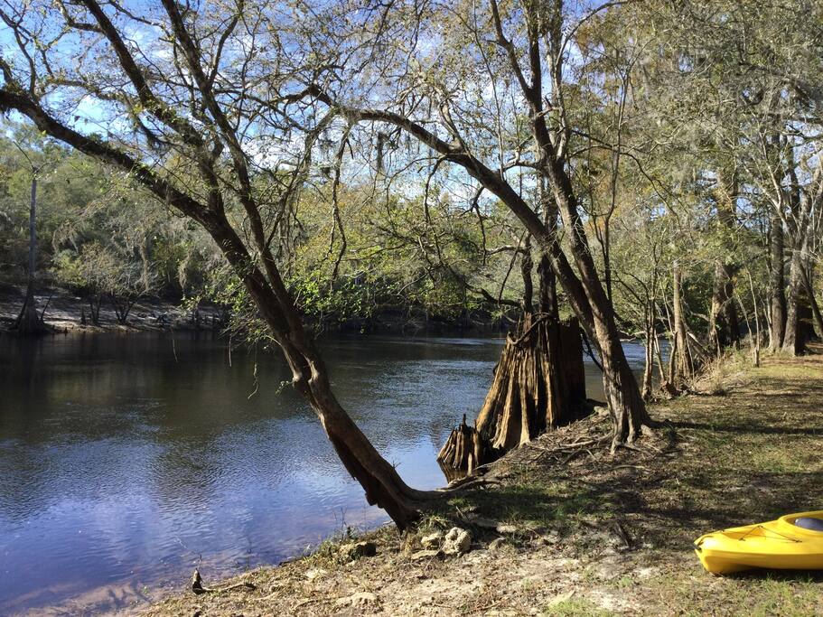 Beautiful river frontage over 1000ft to explore