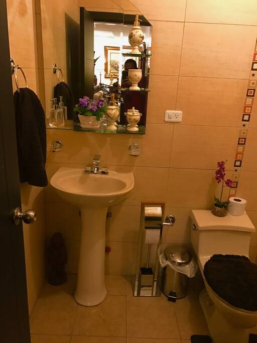 Baño exclusivo para el huésped