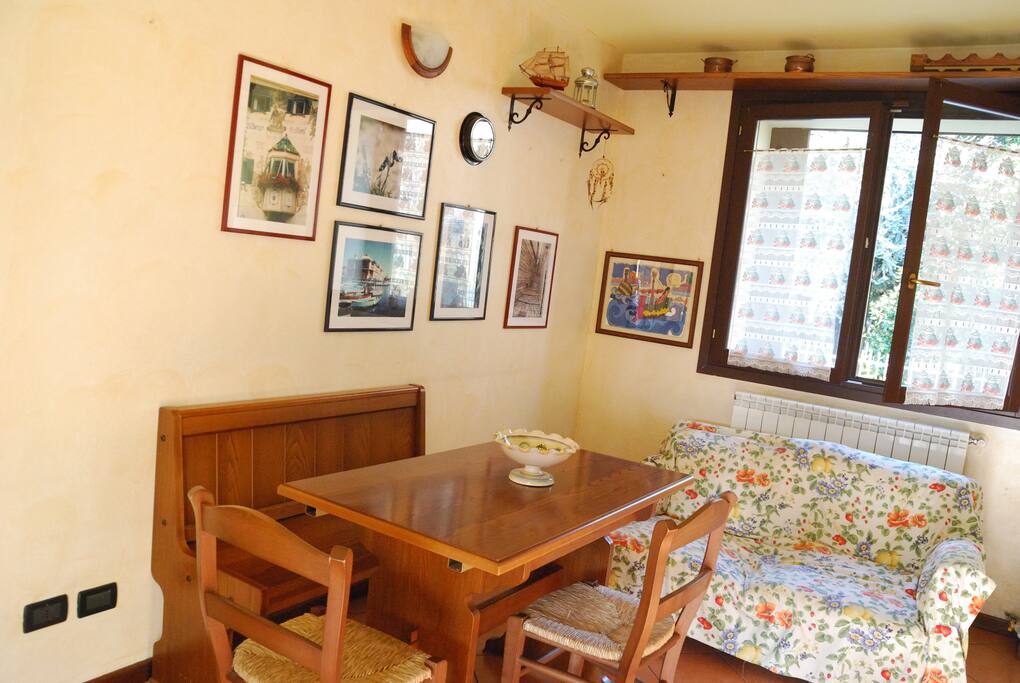 Soggiorno cucina ampio e accogliente