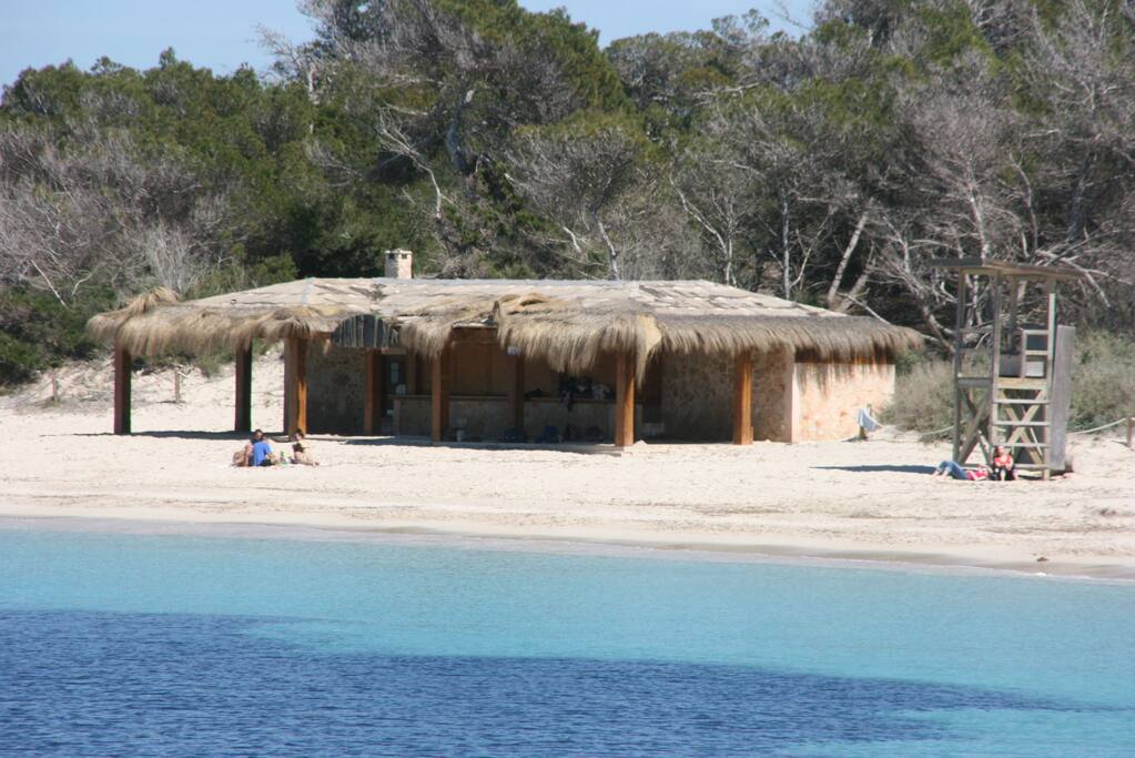 Playa más cercana . Colònia Sant Jordi . 20 minutos en coche