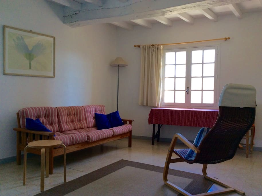 Sitting area of bedroom