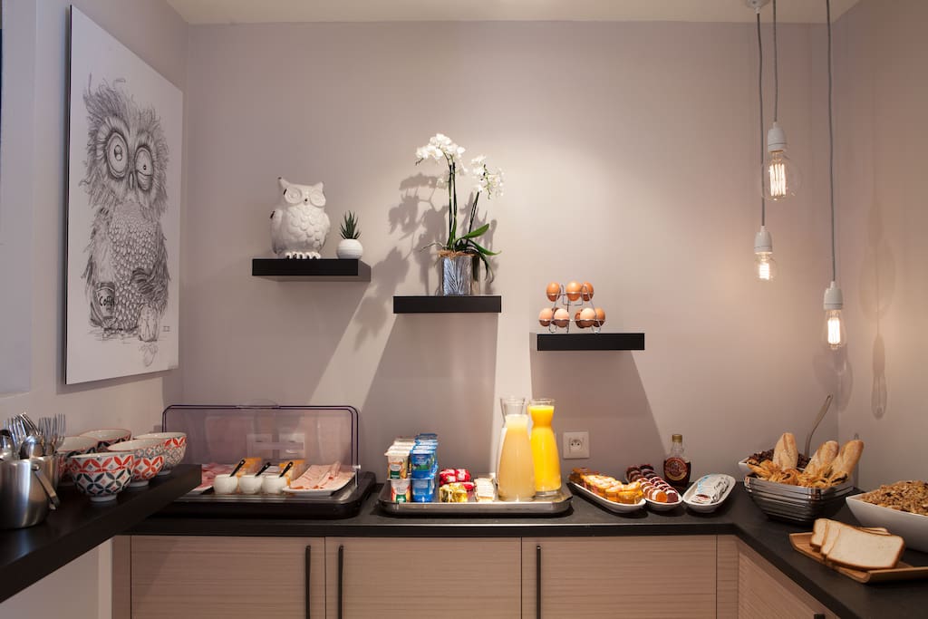 Petit déjeuner, 10€ au lieu de 14€ par personne