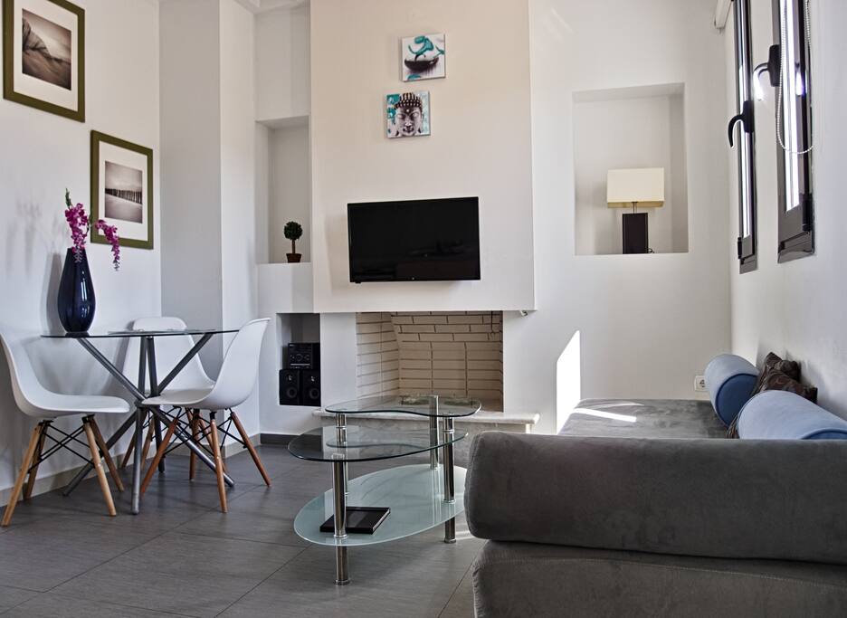 Living Room with Sofa Bed
