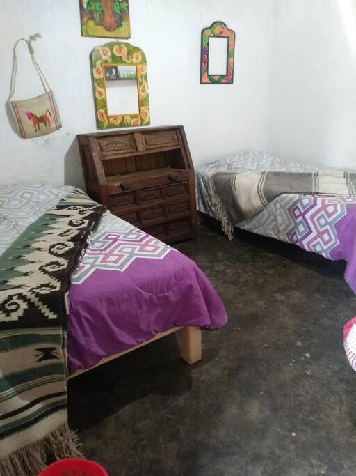 cuarto con una o dos camas individuales