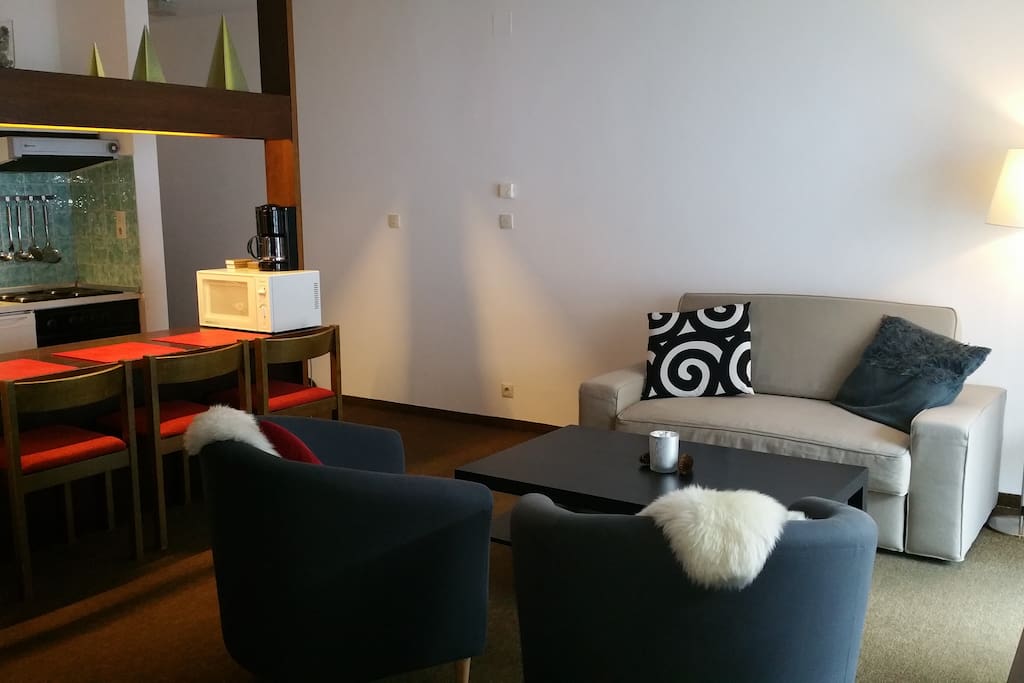Kitchen and livingroom