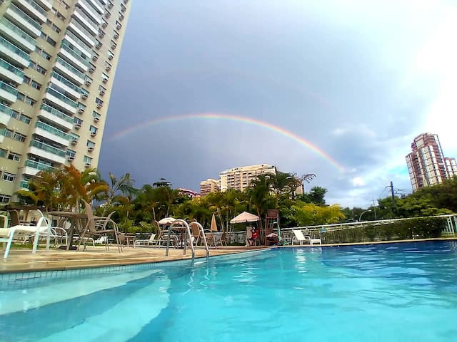 Praia Barra da Tijuca (posto 5) – tudo à pé