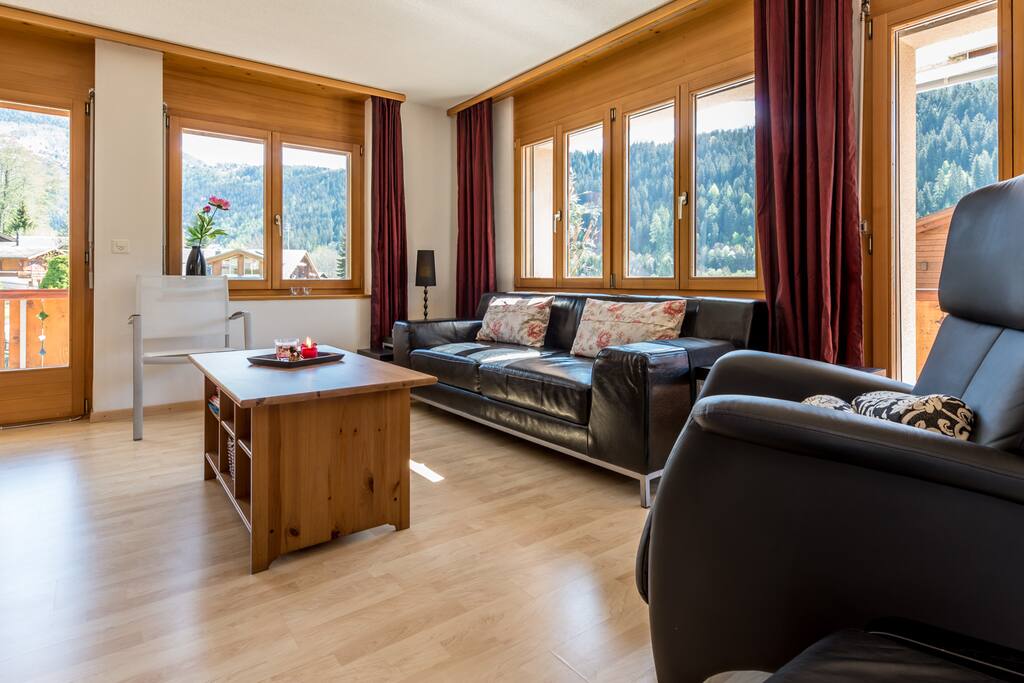 Wohnzimmer mit Aussicht