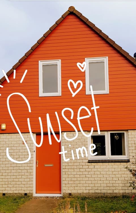 House "Sunset"; near beach with garden, Zeeland