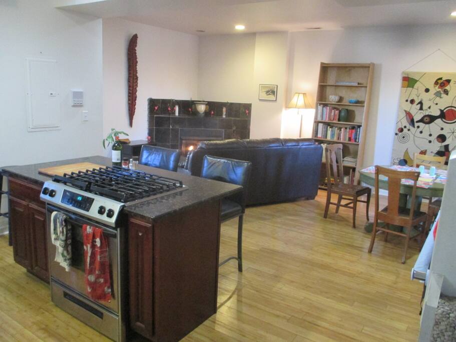Open plan kitchen, on the ground floor
