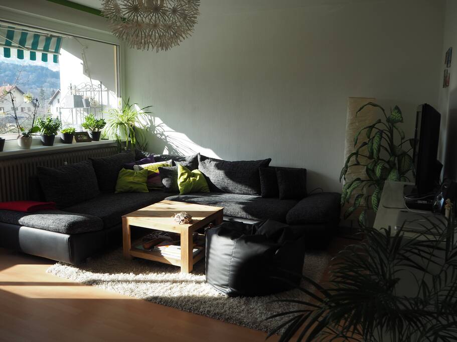 Super bequeme Couch im Wohnzimmer