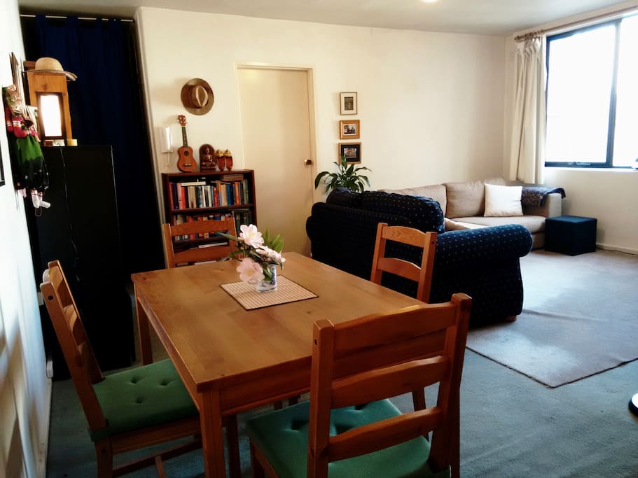 Open living & dining room