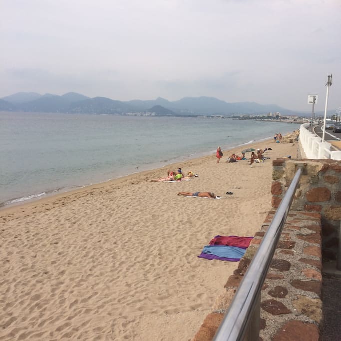 la plage de sable