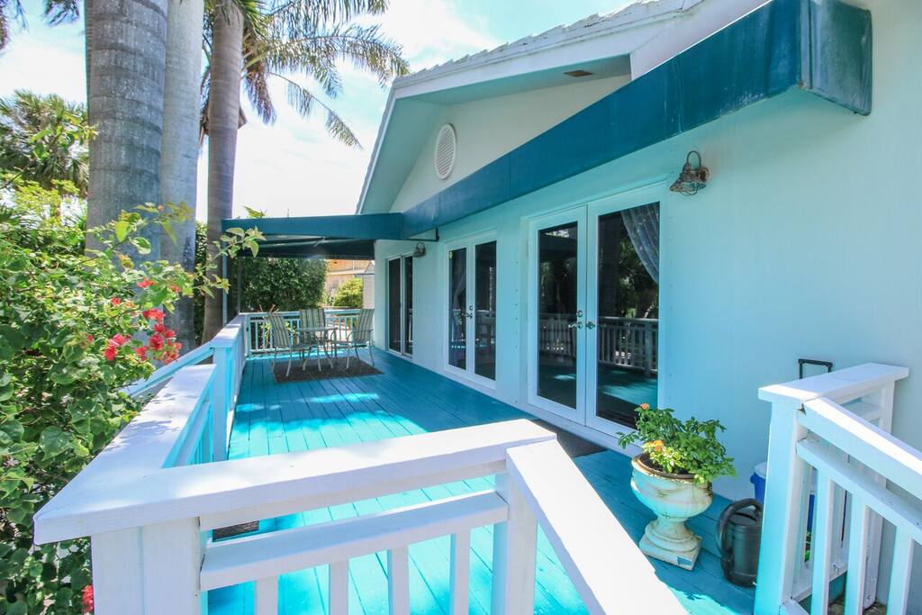 Back porch sitting area