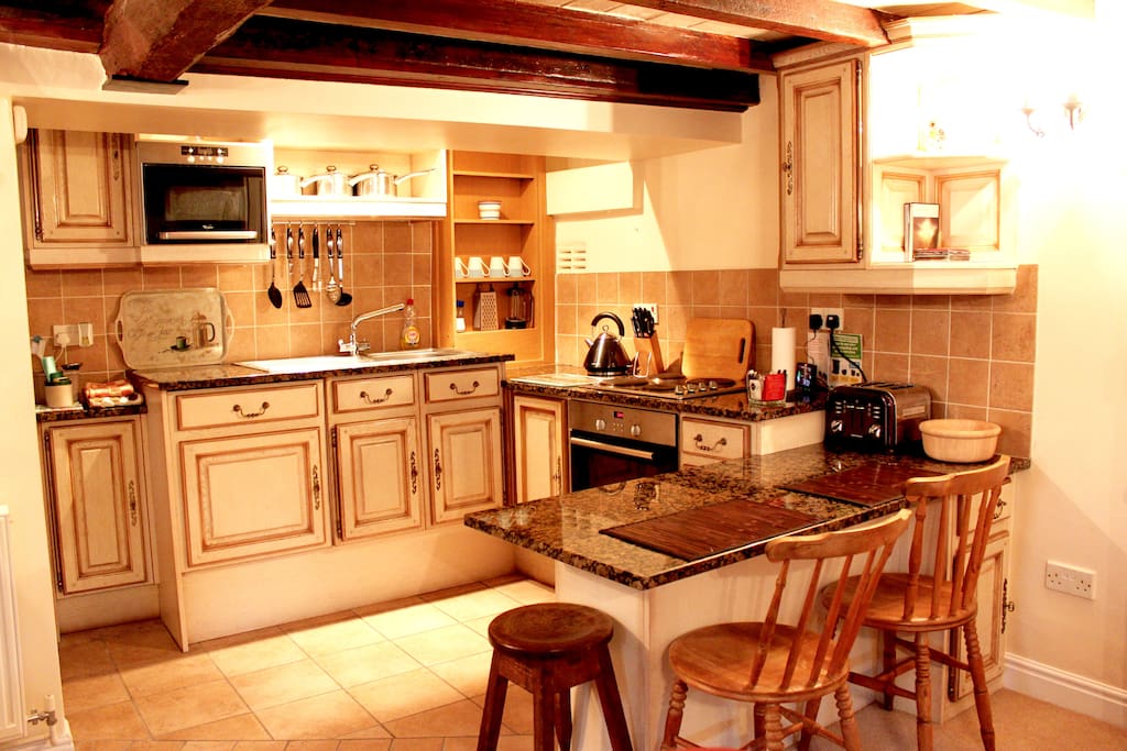 Enjoy a night in cooking up a feast in the well equipped kitchen.