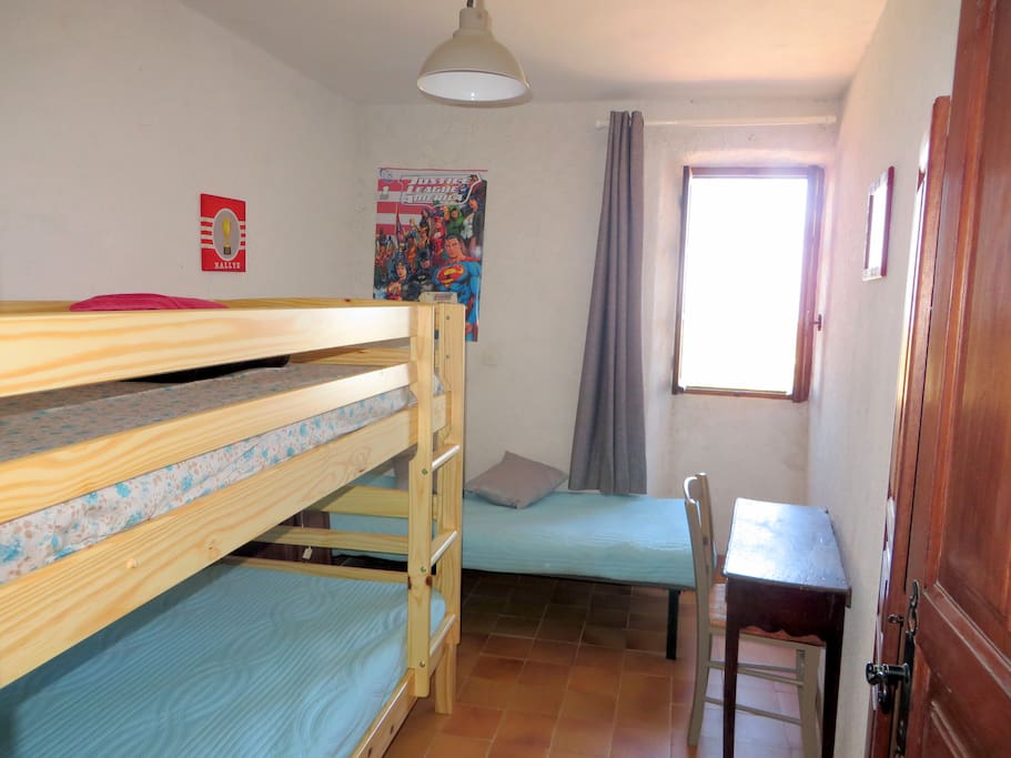 Chambre des enfants (3 lits)