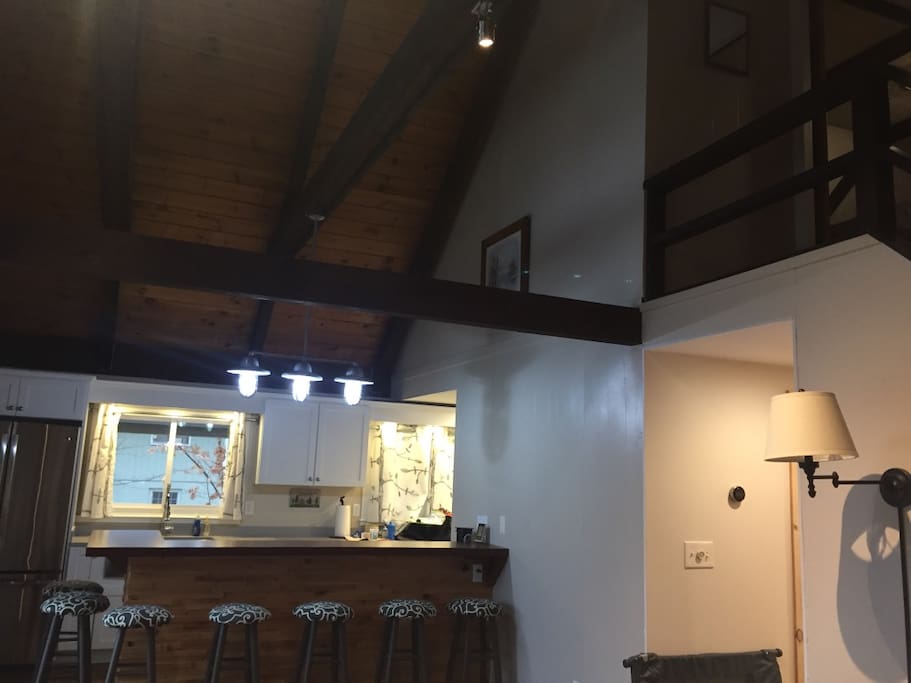 Kitchen & stairs to 3rd floor