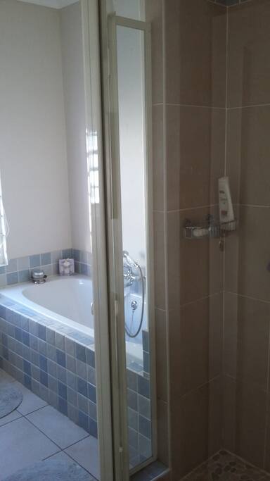 Bathroom with seperate shower/bath